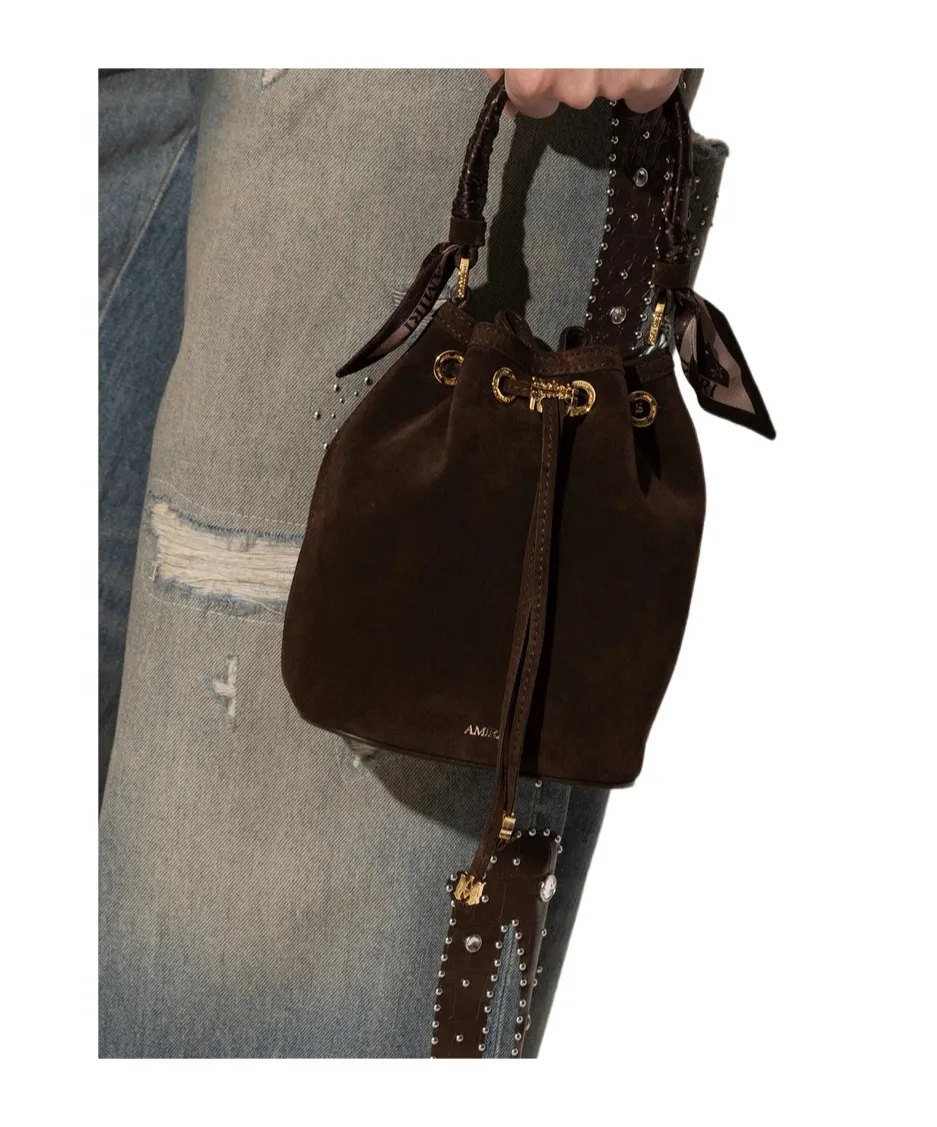 Amiri Micro Ma Drawstring Bucket Bag