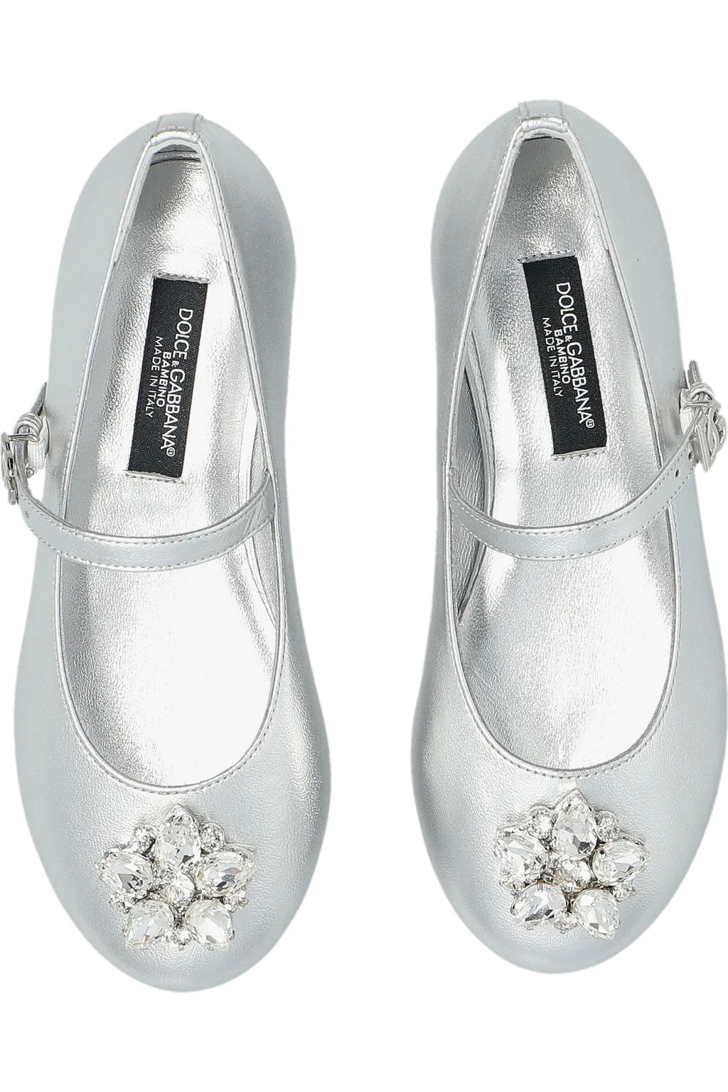 Dolce & Gabbana Kids Embellished Ballet Flats