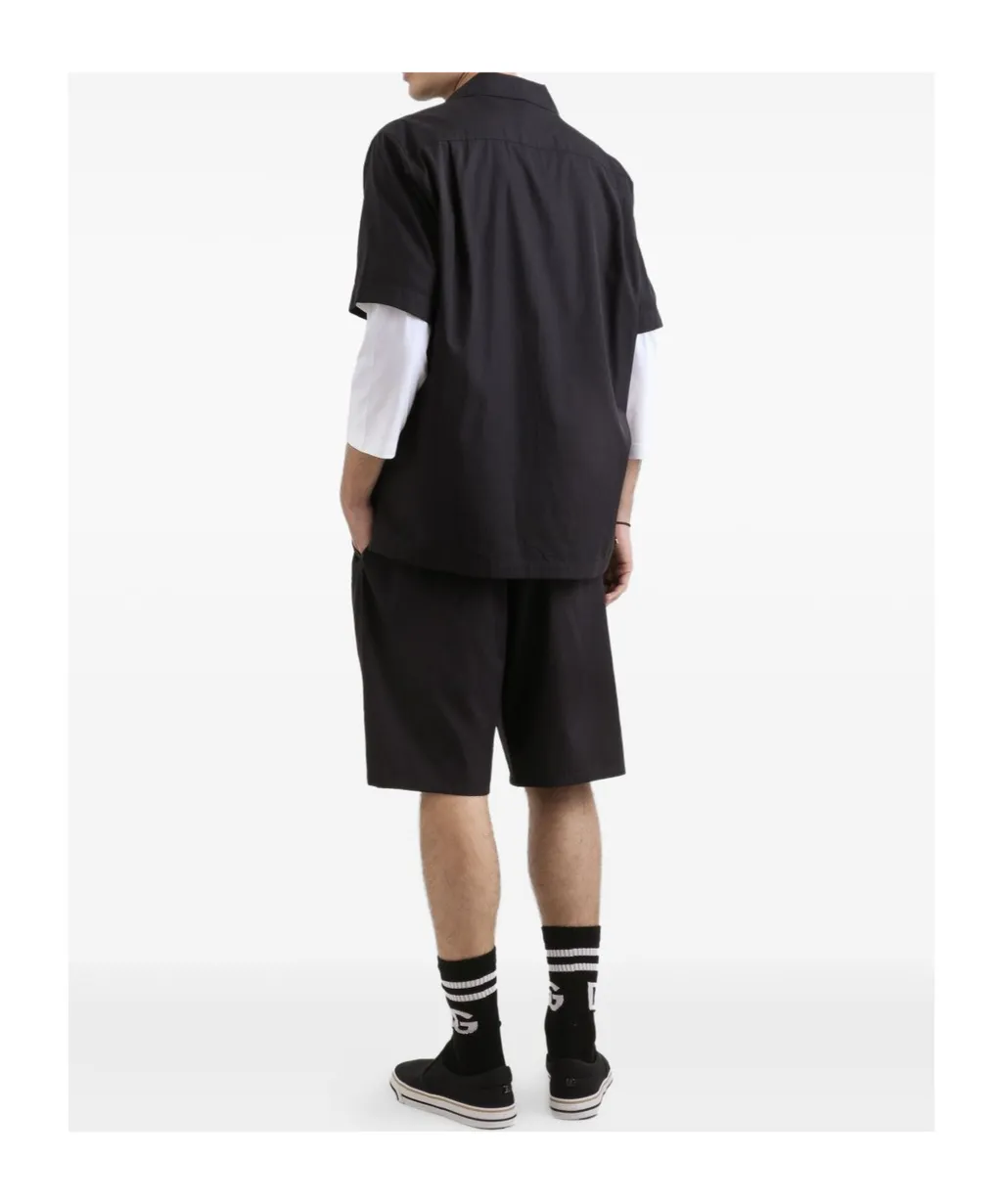 Dolce & Gabbana Logo Patch Short-Sleeved Shirt