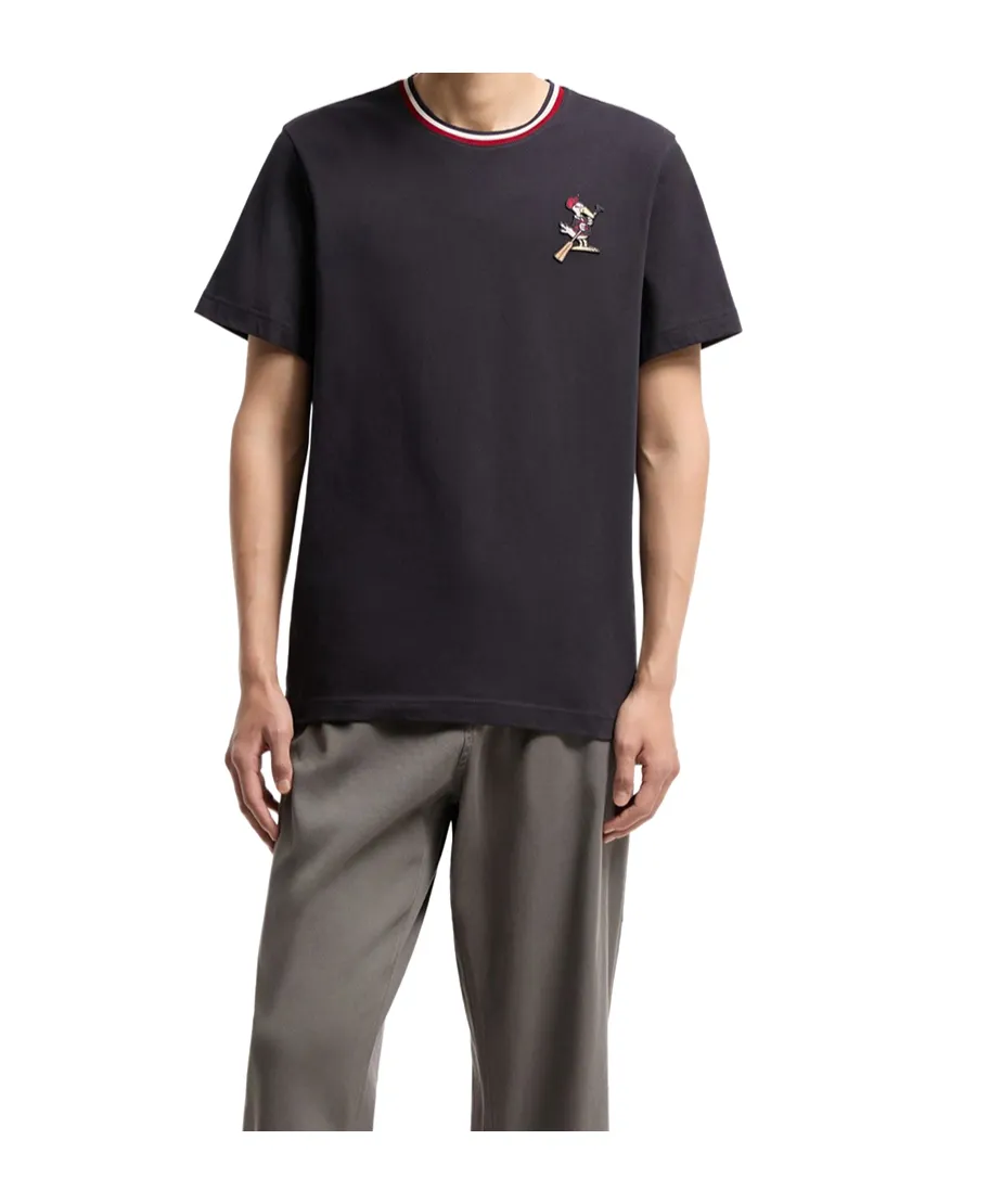 Moncler Logo Patch Crewneck T-Shirt
