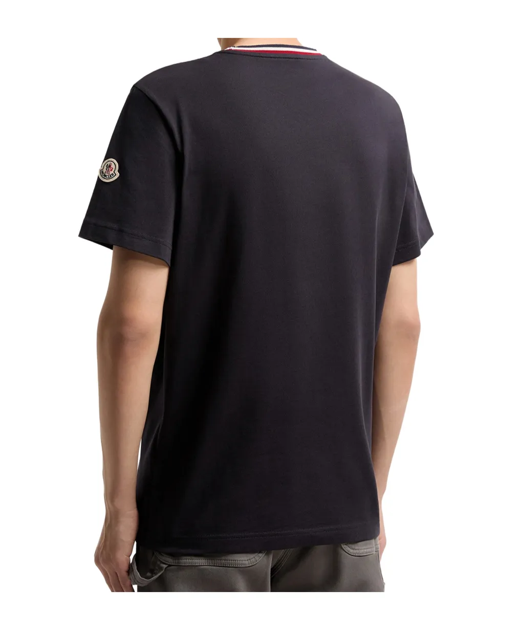 Moncler Logo Patch Crewneck T-Shirt