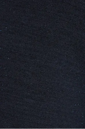 Fabiana Filippi Lurex Thread Crewneck Ribbed Top