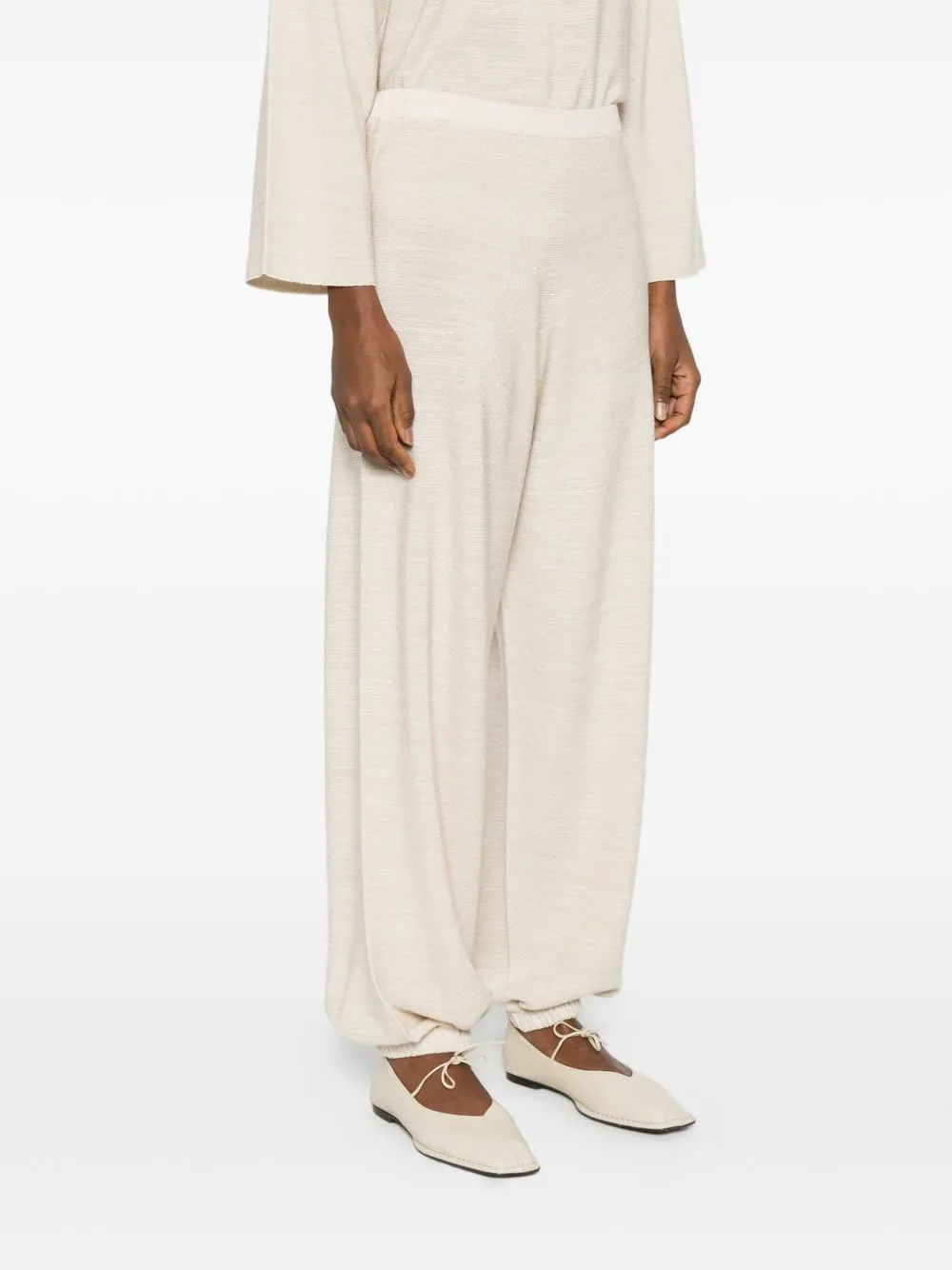 Fabiana Filippi Wide-Leg Elasticated Cuff Trousers