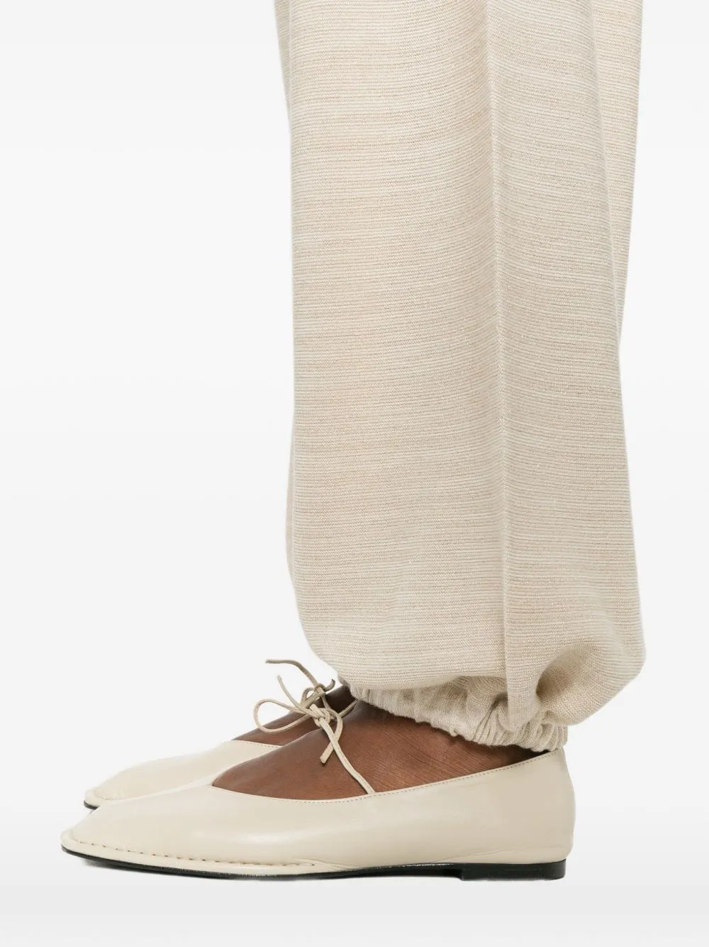 Fabiana Filippi Wide-Leg Elasticated Cuff Trousers