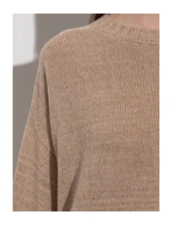 Fabiana Filippi Lurex Platinum T-Shirt