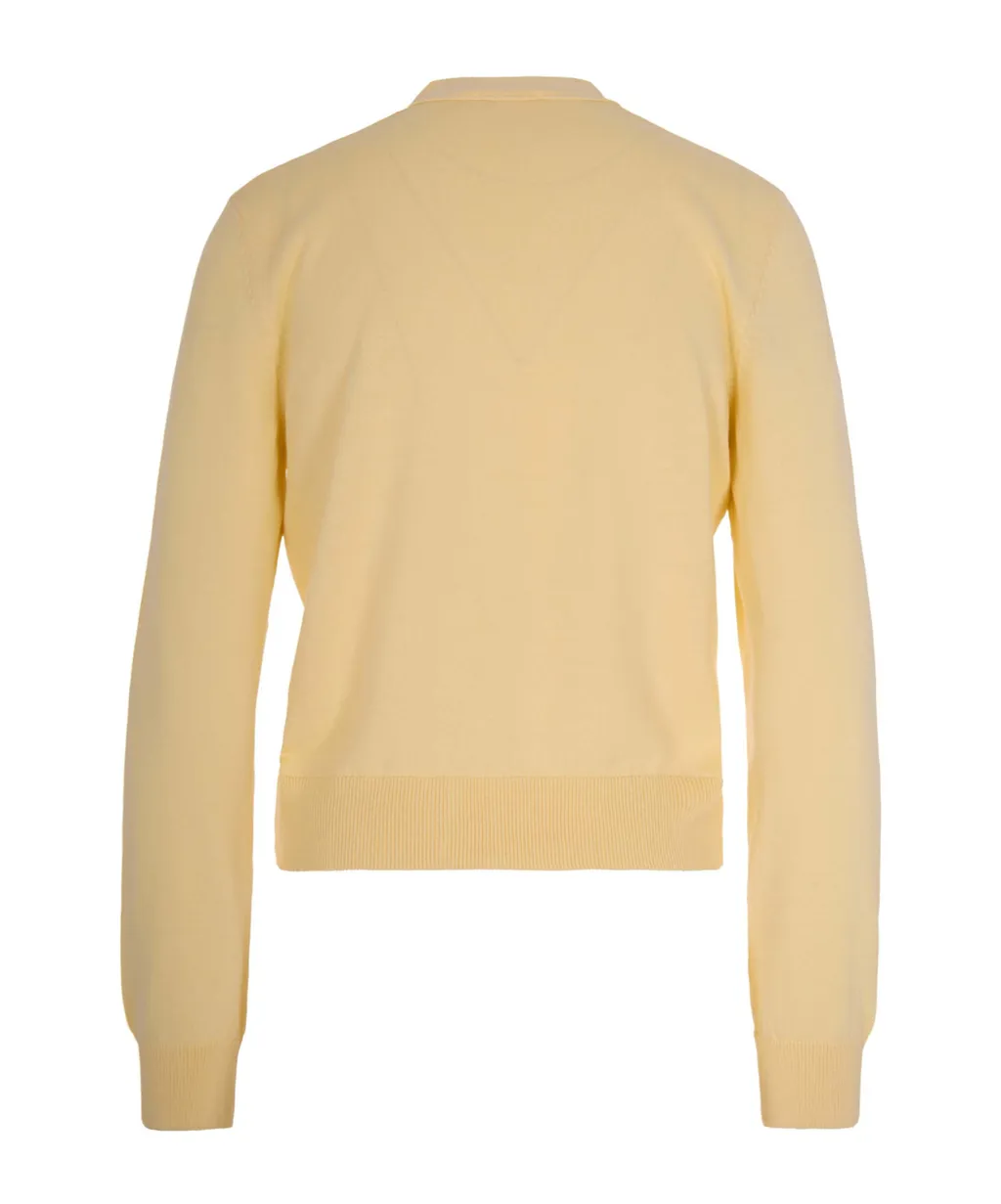 A.P.C. Logo Intarsia Cardigan