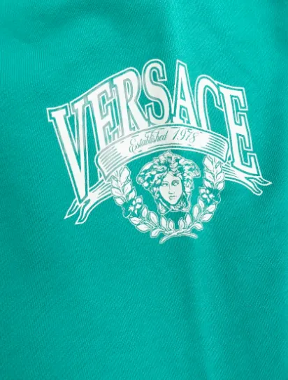 Versace Kids Logo Detailed Elasticated Waistband Sweatpants