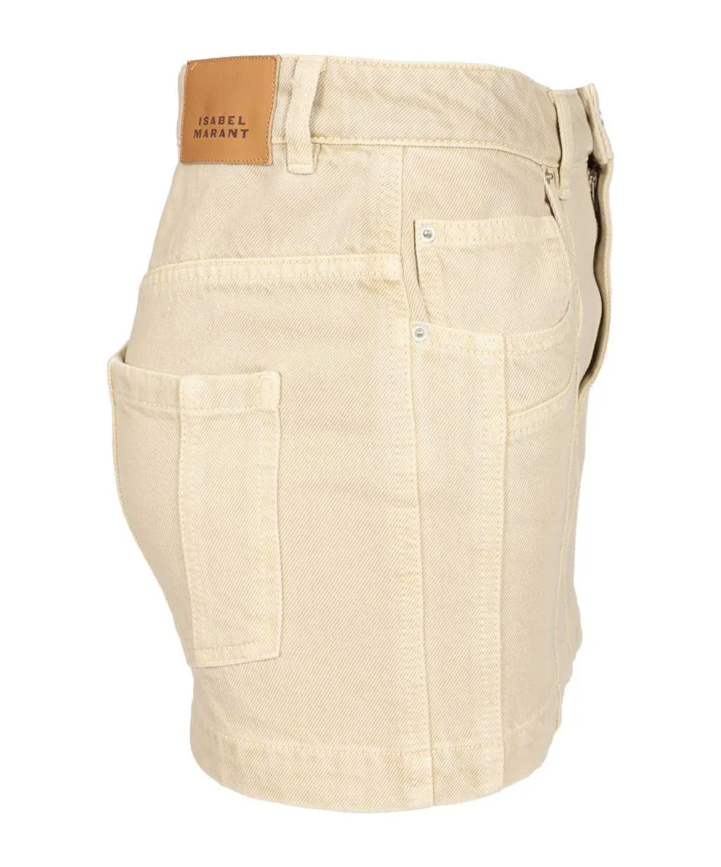 Isabel Marant ÉToile Topstitched Mini Skirt