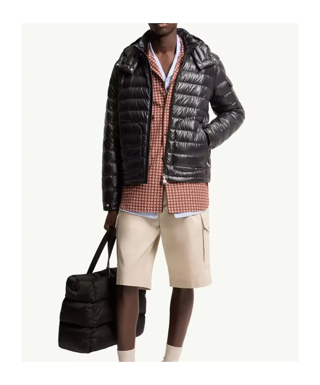 Moncler Lauros Hooded Short Padded Jacket