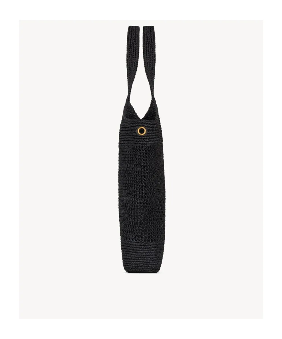 Saint Laurent Icare Logo Plaque Tote Bag