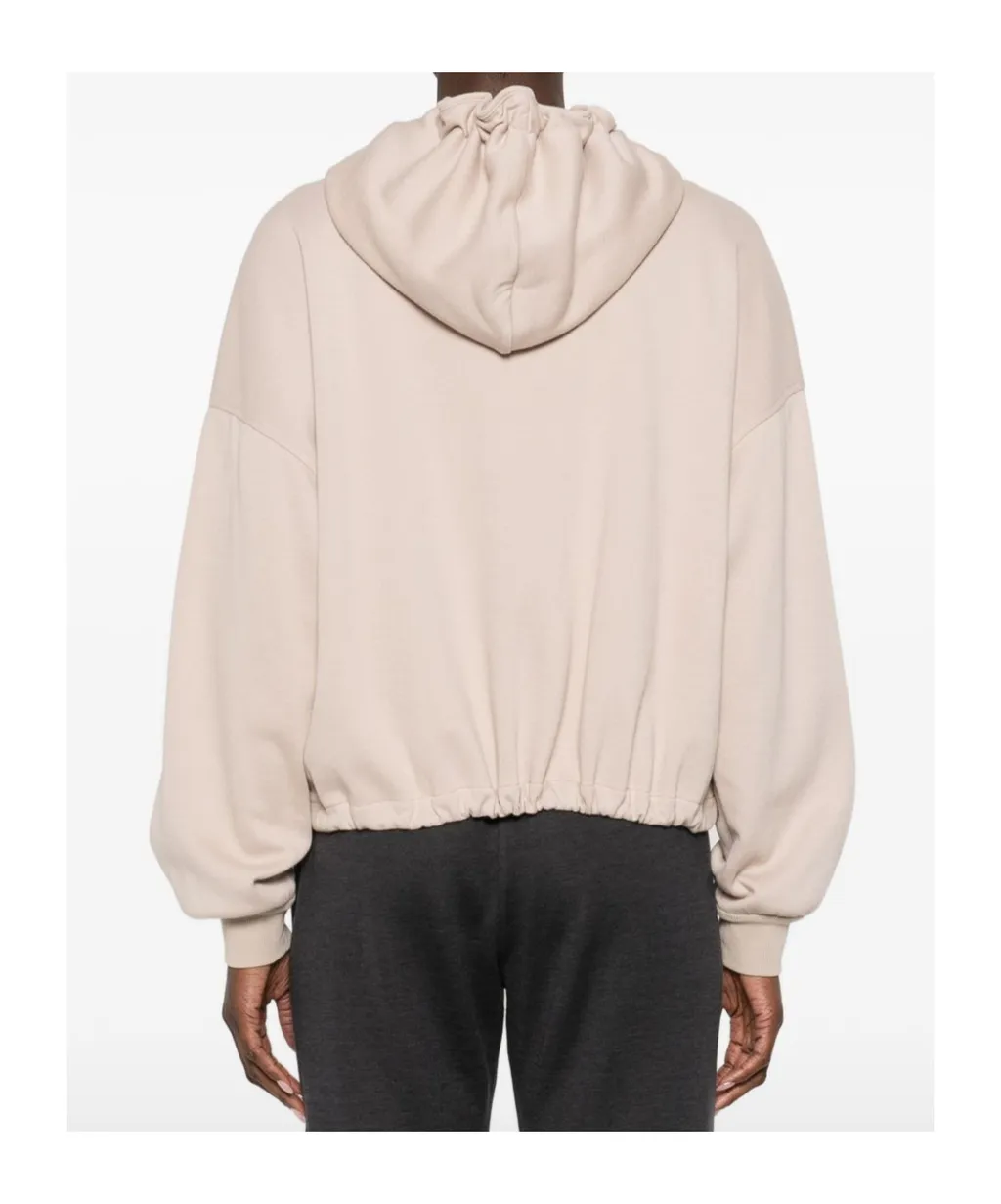 Brunello Cucinelli Logo Patch Zipped Hoodie