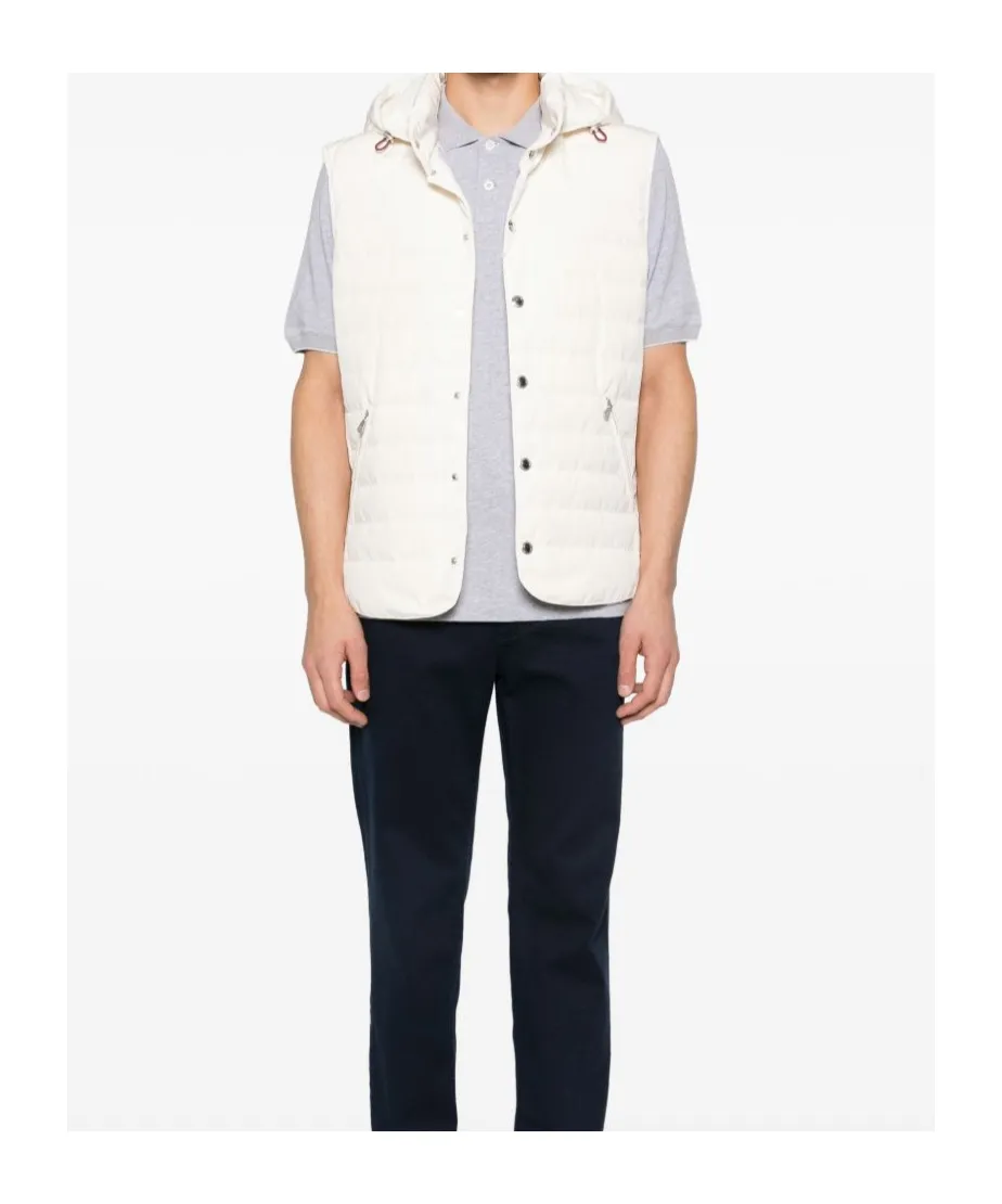 Hooded Quilted Gilet