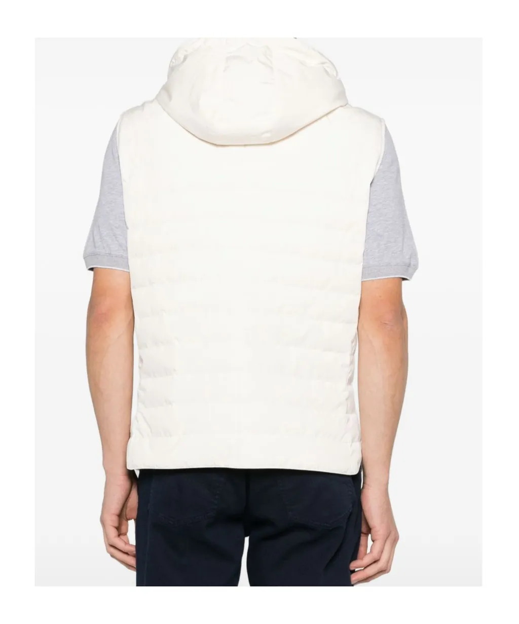 Hooded Quilted Gilet