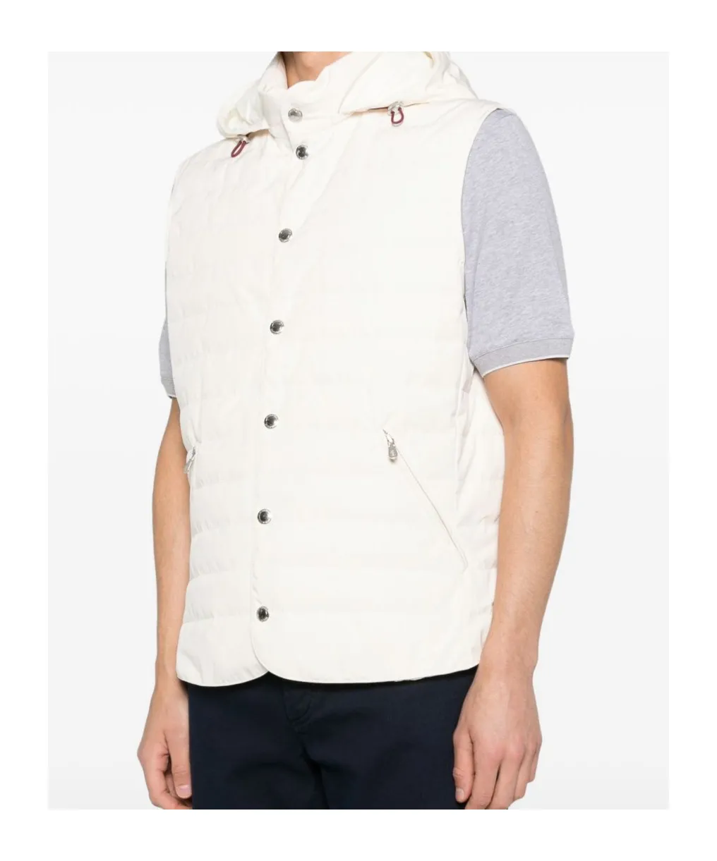 Hooded Quilted Gilet