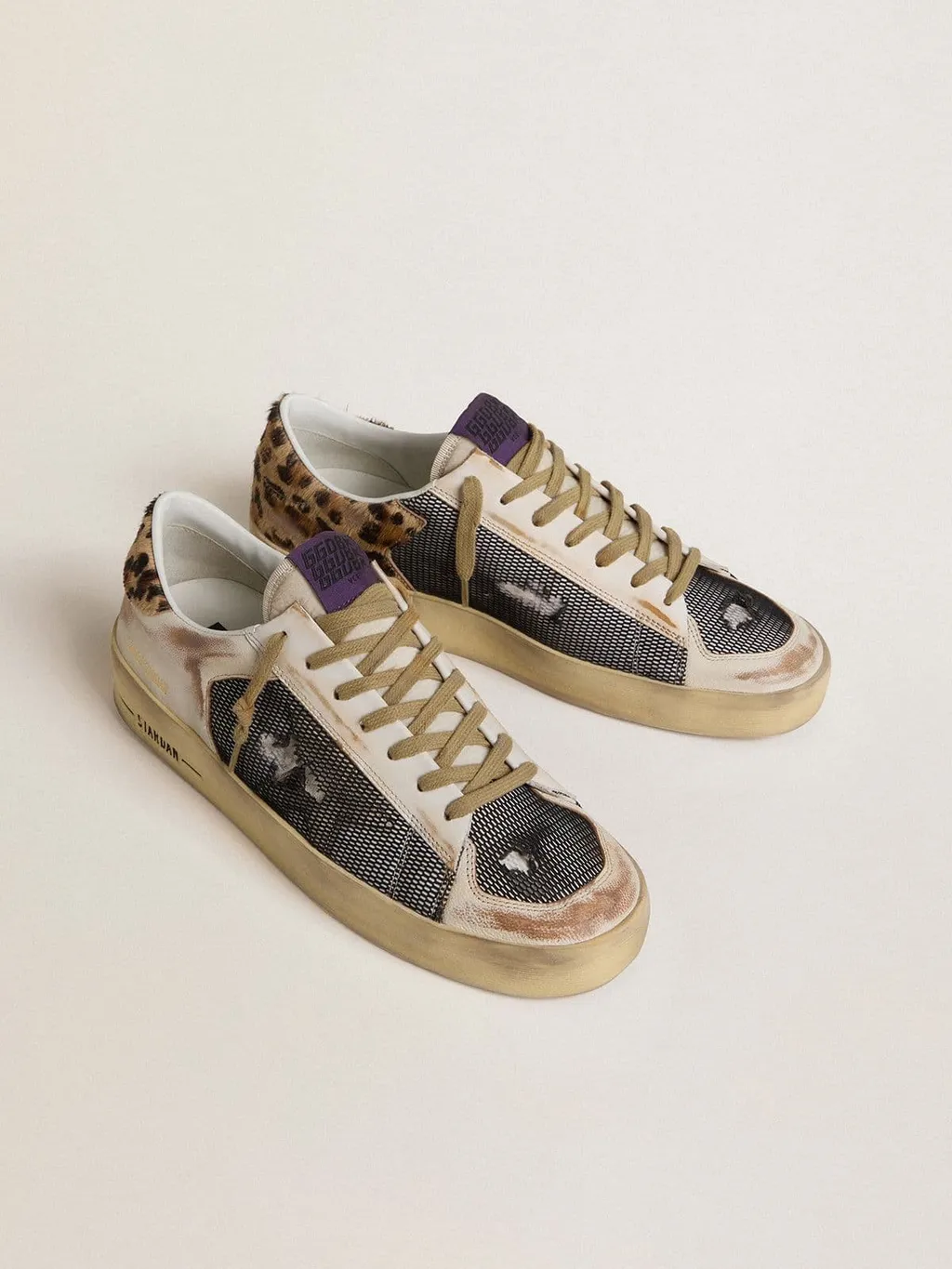 Golden Goose Deluxe Brand Stardan Lace-Up Sneakers