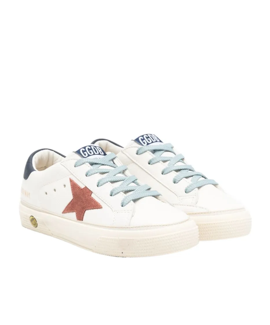 Golden Goose Kids Star Patch Lace-Up Sneakers