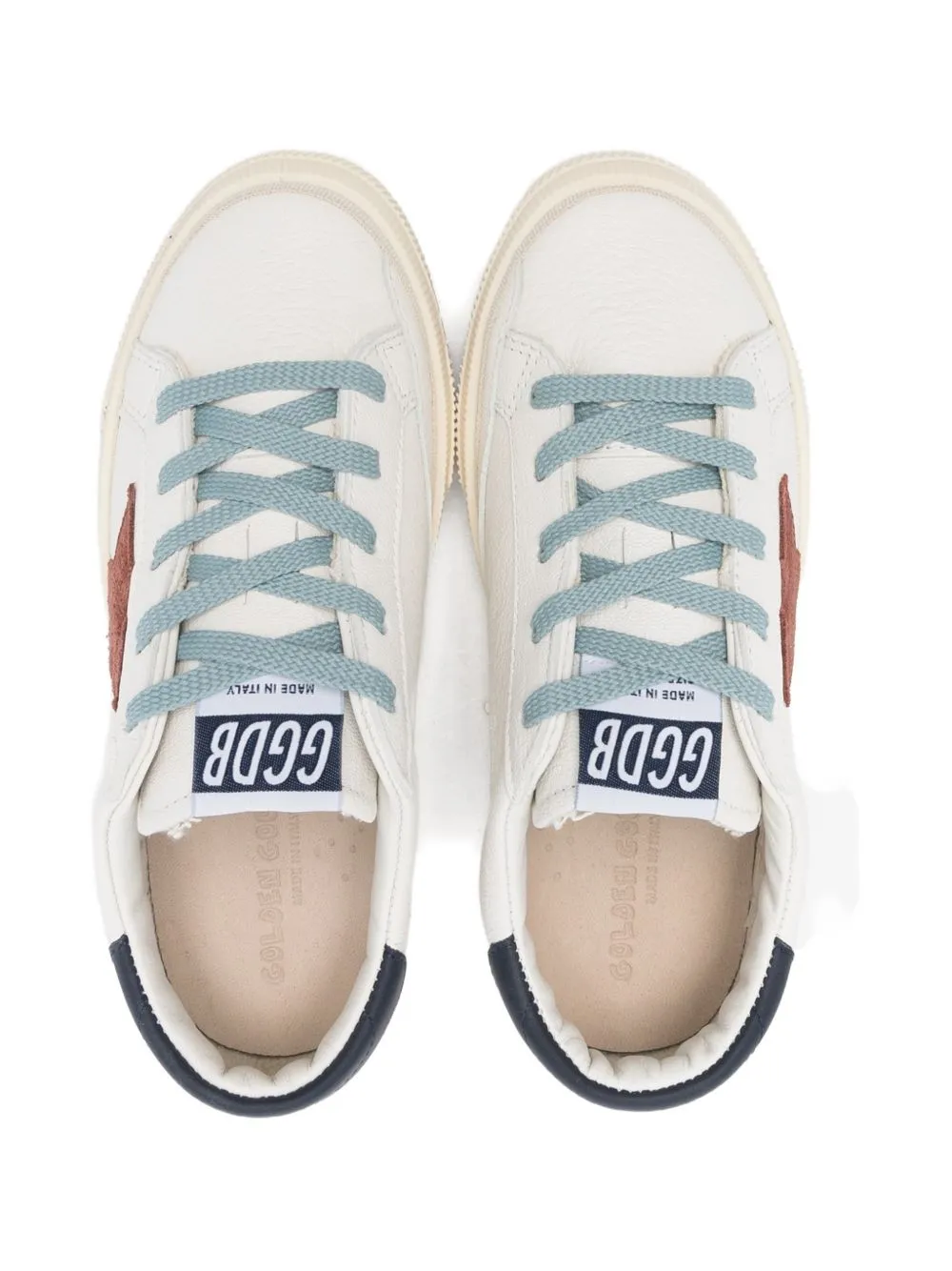 Golden Goose Kids Star Patch Lace-Up Sneakers