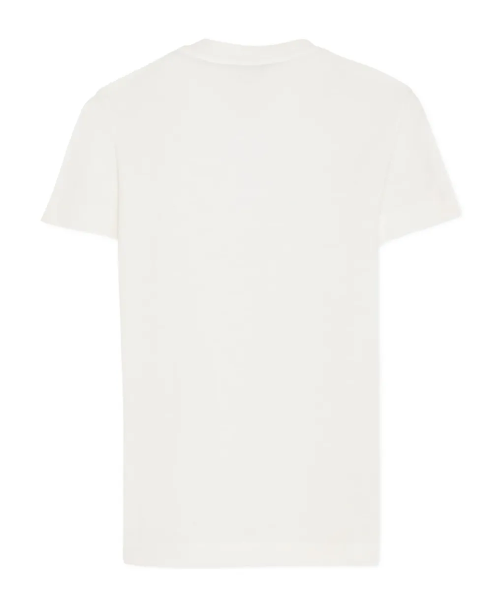 Fendi Kids Logo Printed Crewneck T-Shirt