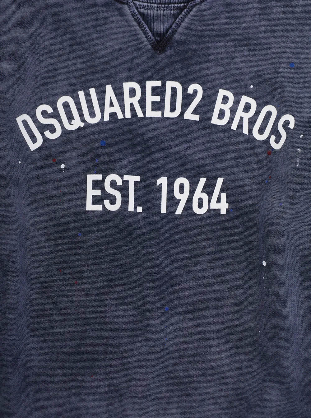Dsquared2 Kids Logo Printed Paint Splatter Sweatshirt