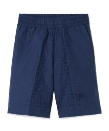 Fendi Kids Jacquard Bermuda Shorts