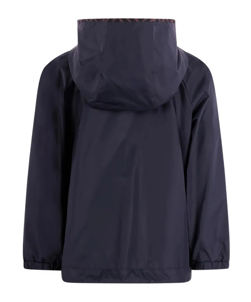 Fendi Kids Ff Motif Hooded Jacket
