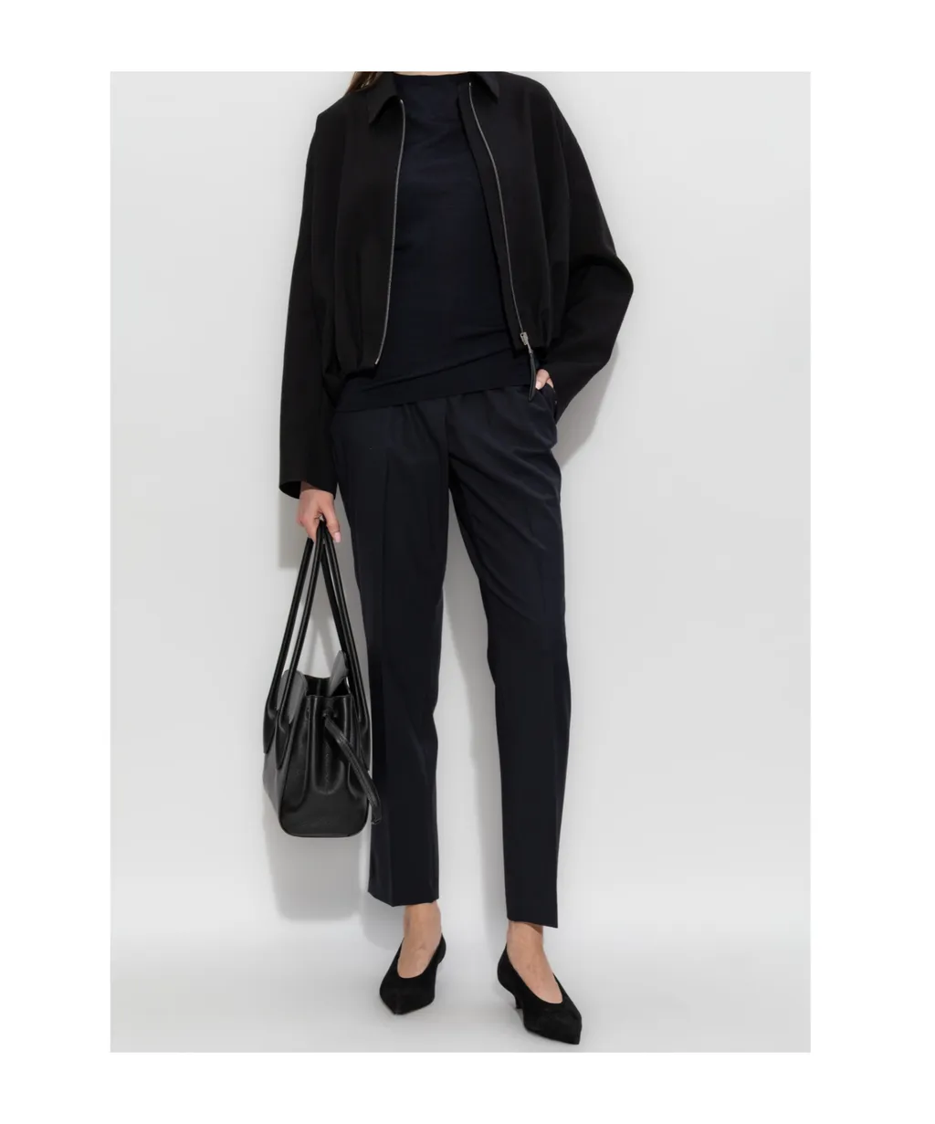 Fabiana Filippi Pleated Slim-Fit Pants