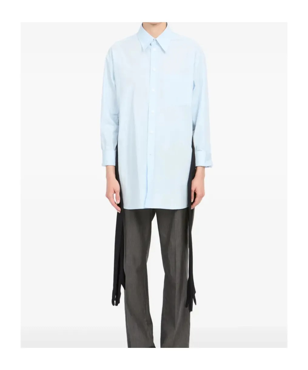 Mm6 Maison Margiela Tie Detailed Shirt