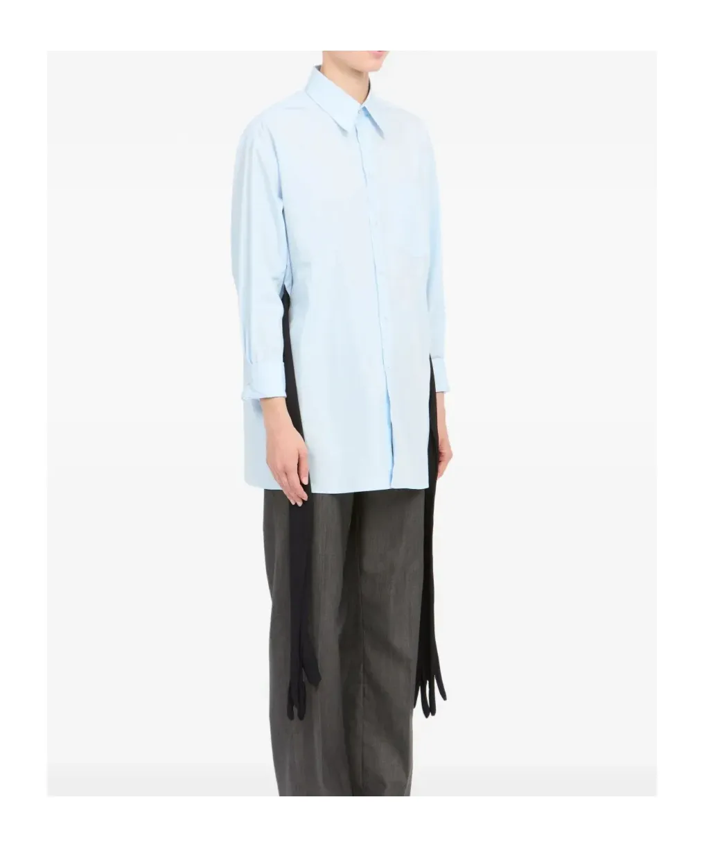 Mm6 Maison Margiela Tie Detailed Shirt