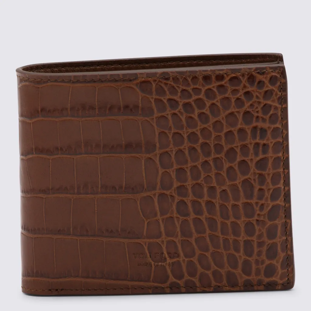 Crocodile-Patterned Wallet