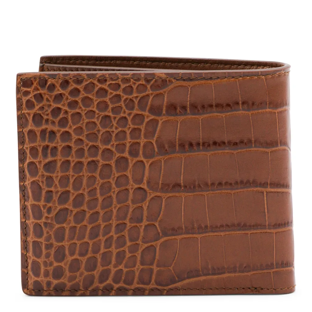 Crocodile-Patterned Wallet