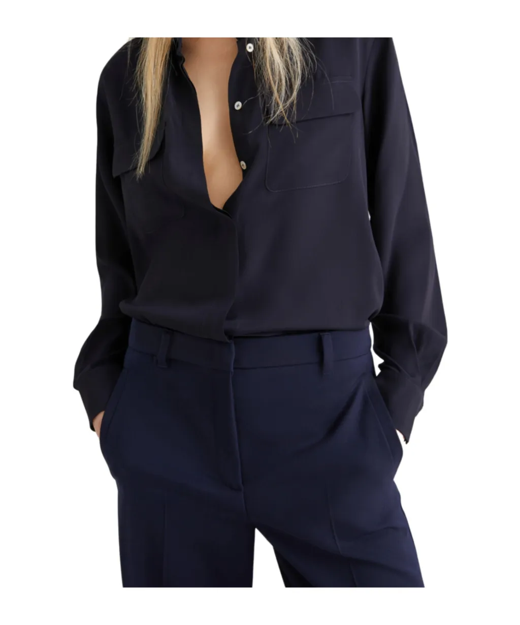 Silk-Blend Shirt