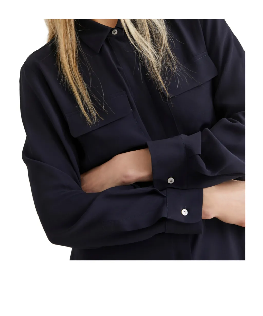 Silk-Blend Shirt