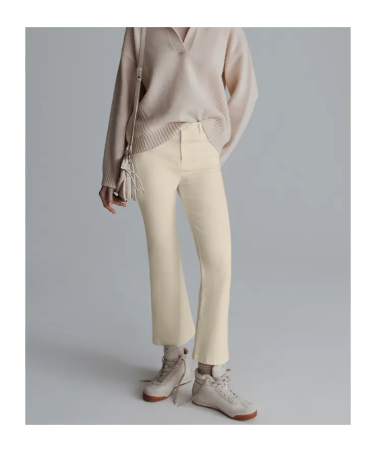 Flared Cropped Jeans