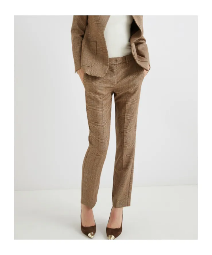 Slim-Fit Lightweight Wool Trousers