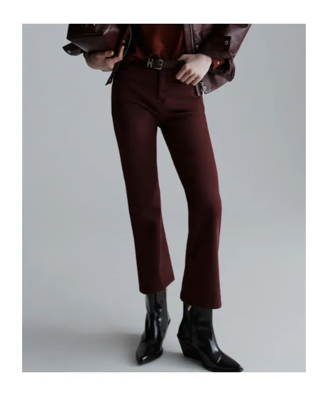 Flared Cropped Jeans
