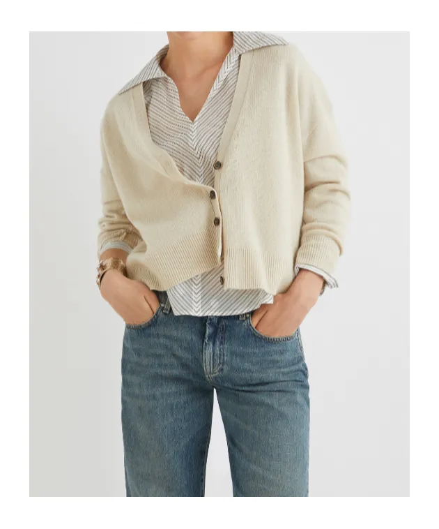 Wool And Cashmere Cardigan