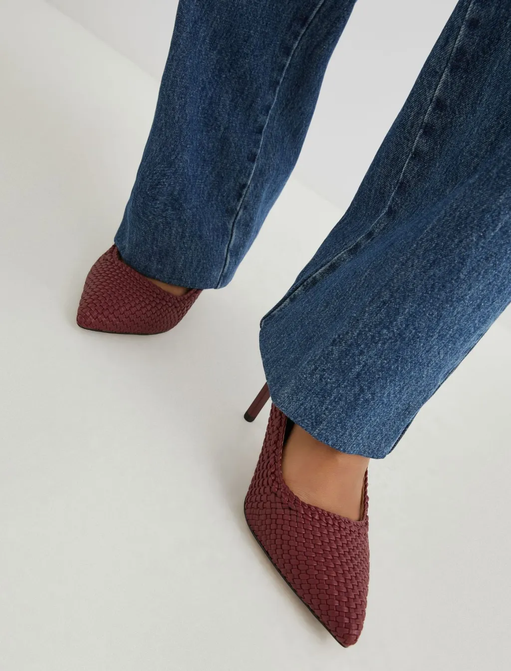 Pointed-Toe High Heels