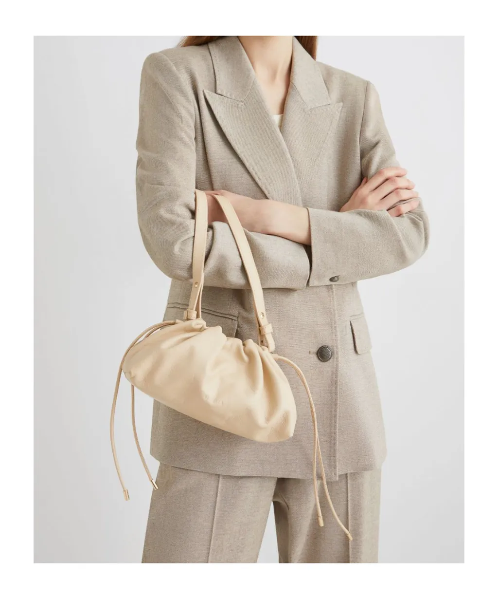 Unstructured Nappa Leather Bag