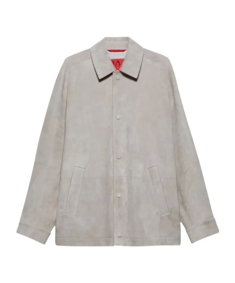 Suede Shirt Jacket