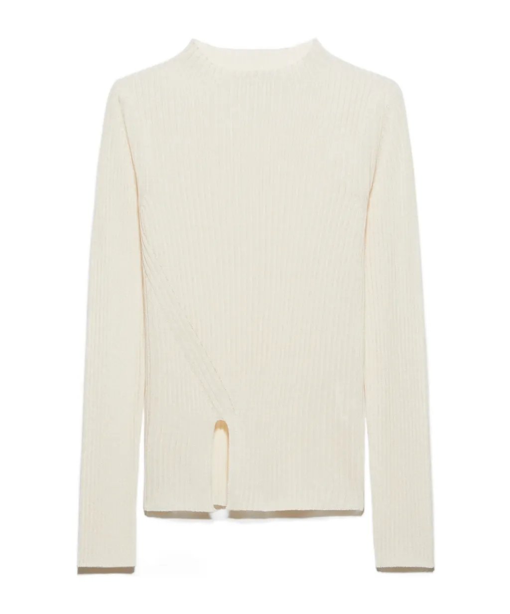 Slim-Fit Rib-Knit Jumper