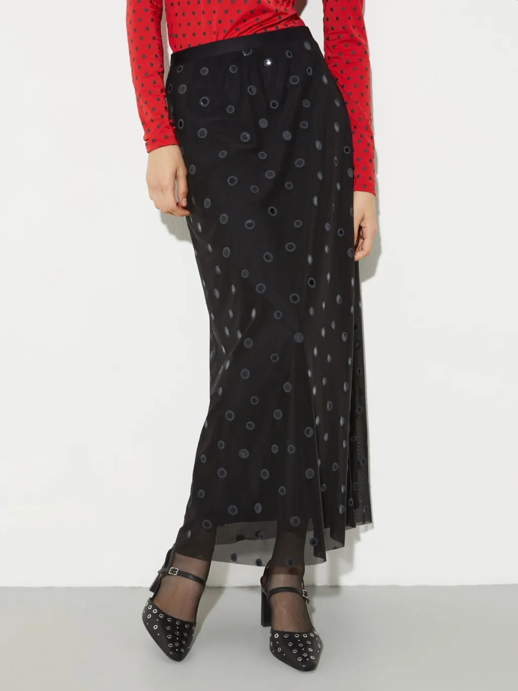 Tulle Knitted Skirt