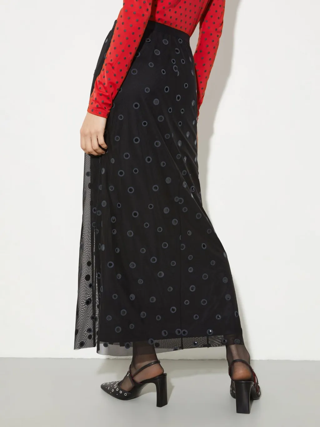 Tulle Knitted Skirt