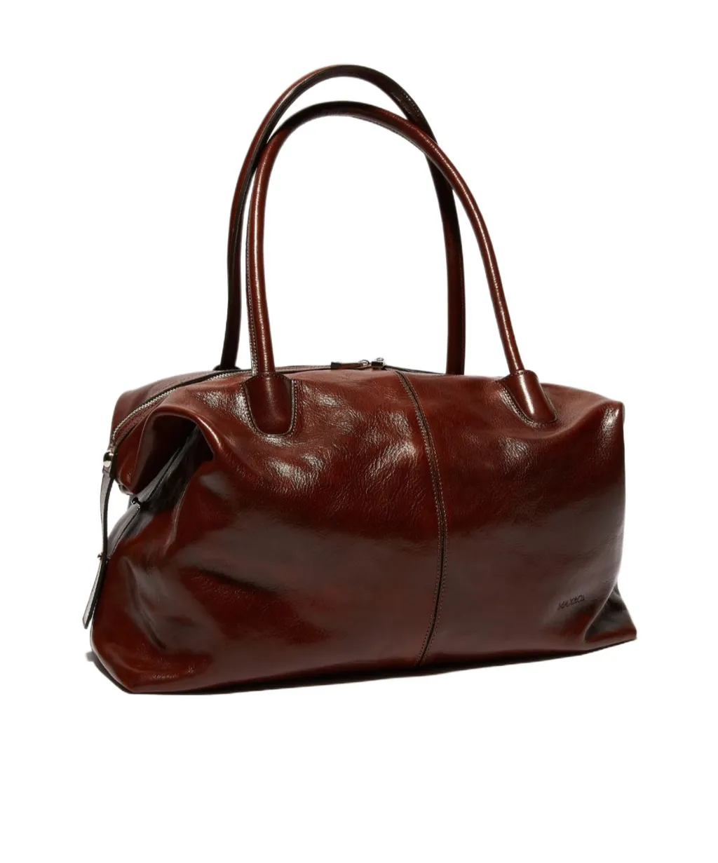 Glossy Leather Handbag