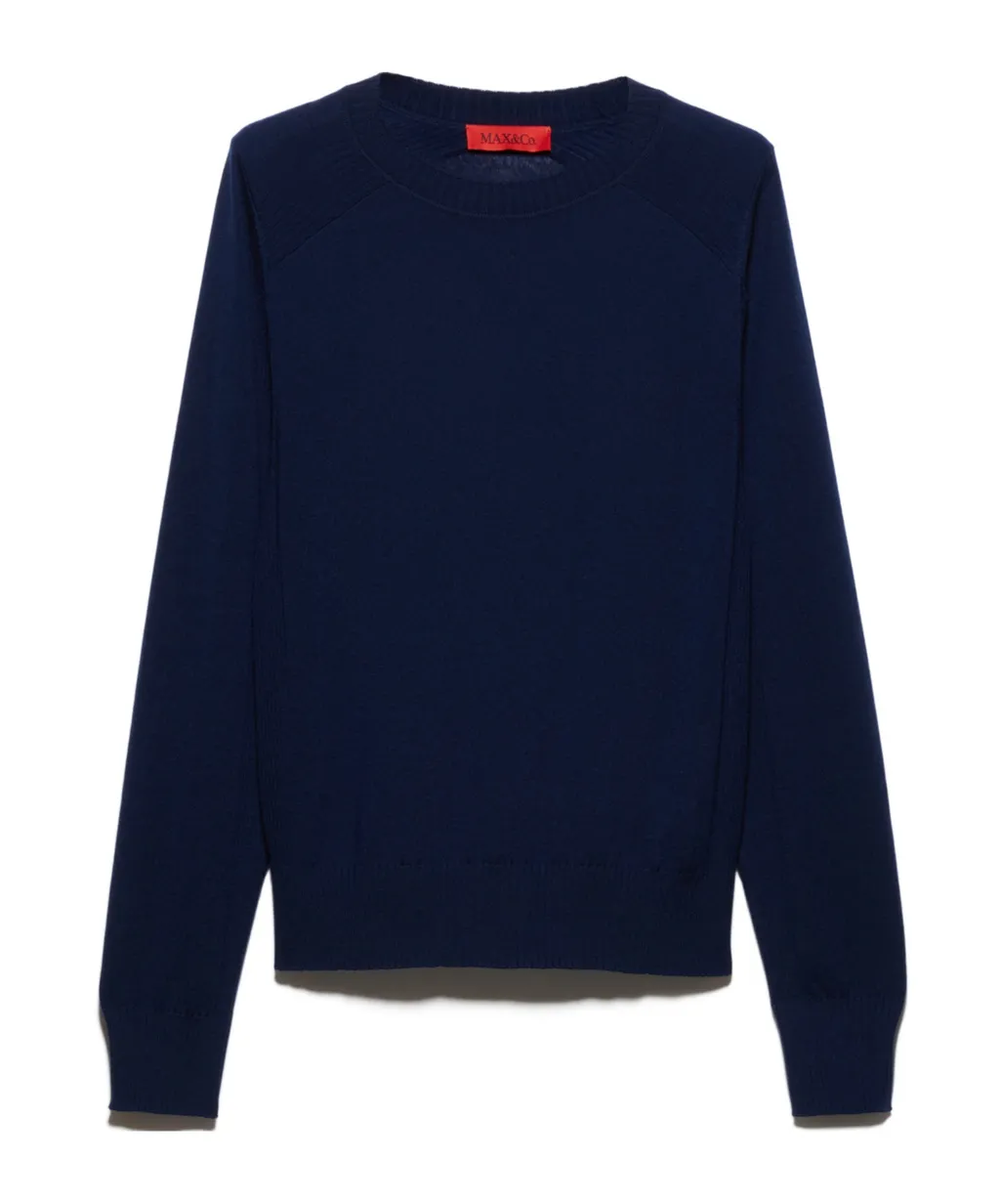 Wool Rib Knit Sweater