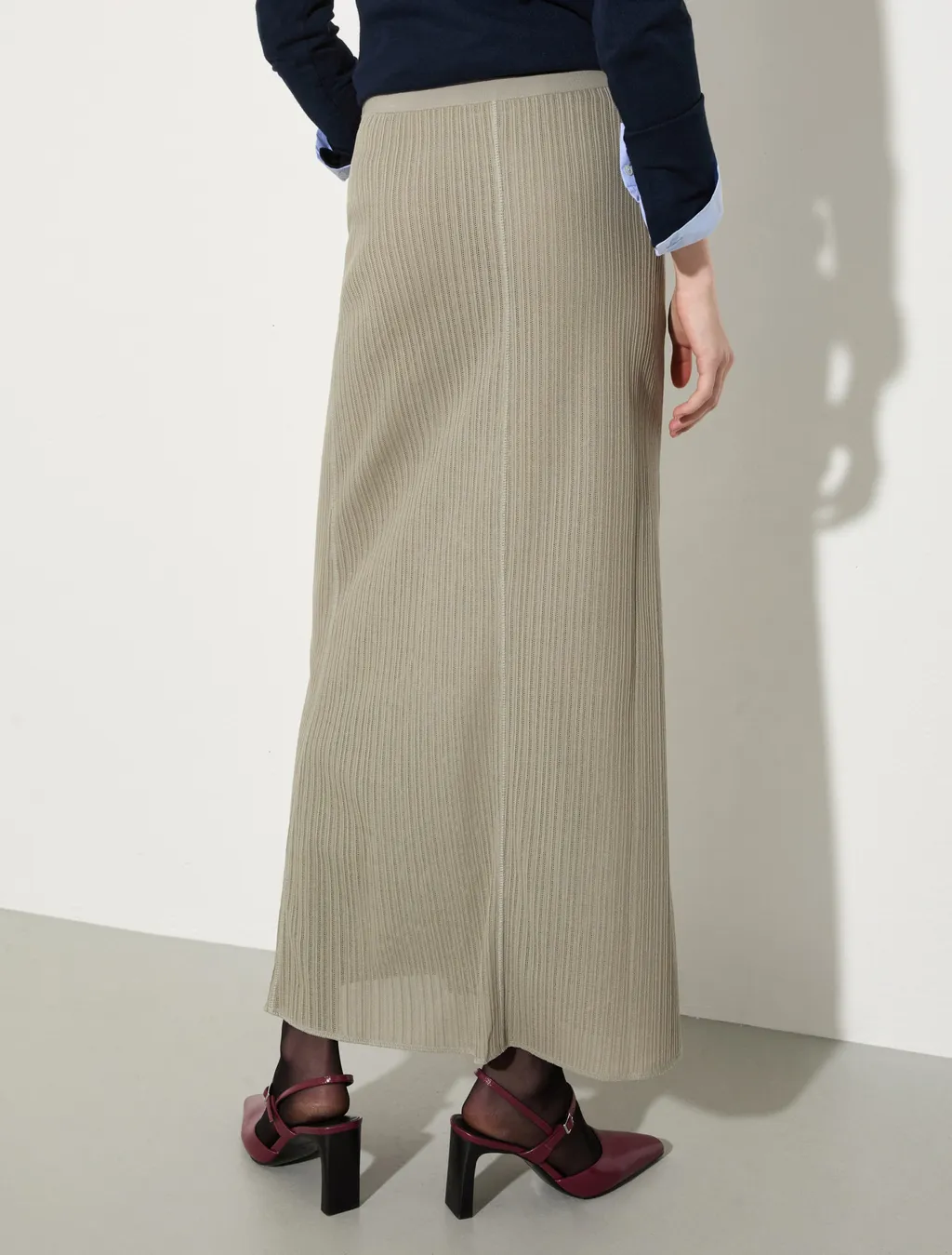 Textured Knit Maxi Dress