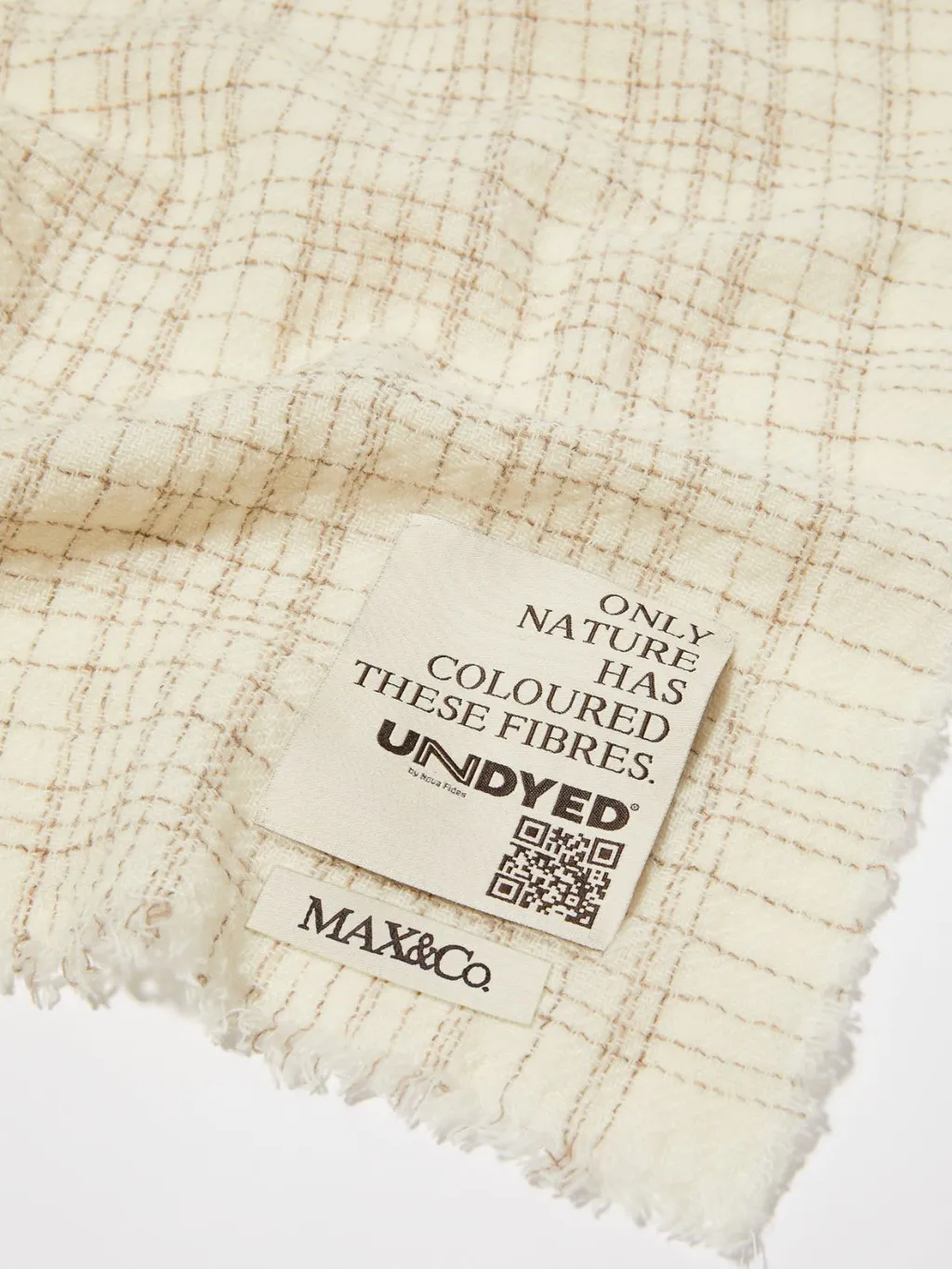 Stola In Lana Undyed