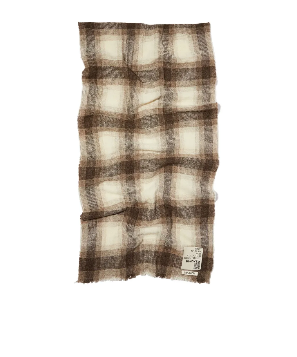 Undyed Wool-Blend Stole