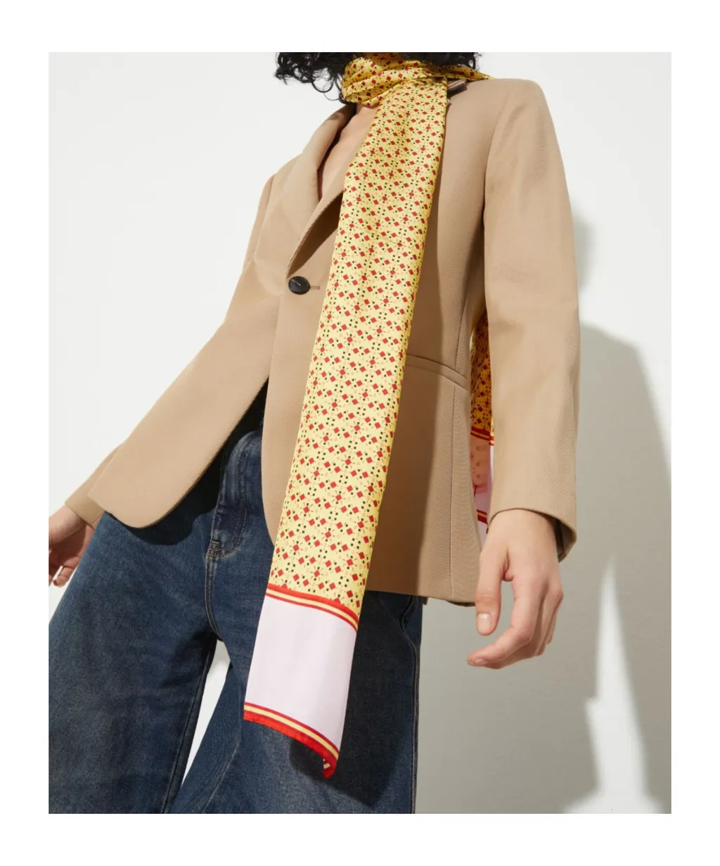 Printed Silk-Twill Scarf