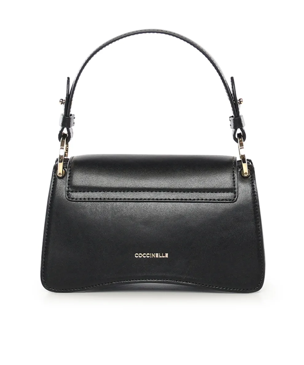 Coccinelle Logo Lettering Embellished Shoulder Bag