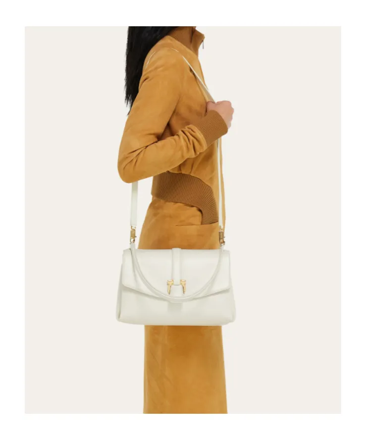 Logo-Buckle Shoulder Bag
